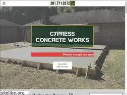 Sites similar to cypressconcreteworks.com