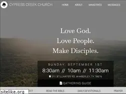 Sites similar to cypresscreekchurch.com