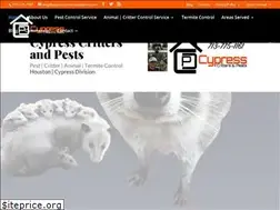 Sites similar to cypresscrittersandpests.com