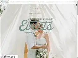 Sites similar to cypressfallsevents.com