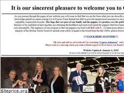 Sites similar to cypressfarmkennel.com
