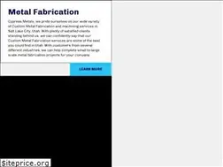 Sites similar to cypressmetals.com