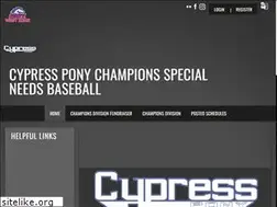 Sites similar to cypresspony.com