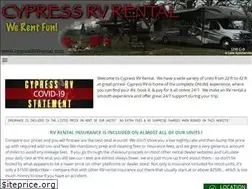 Sites similar to cypressrvrental.com