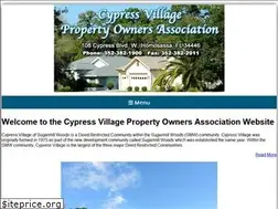 Sites similar to cypressvillagesugarmillwoods.com