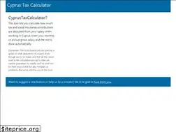 Sites similar to cyprustaxcalculator.com