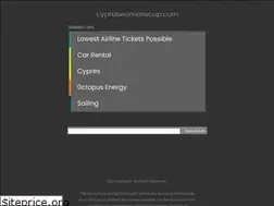 Sites similar to cypruswomenscup.com