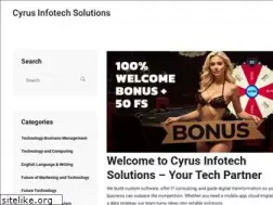 Sites similar to cyrusinfotech.in