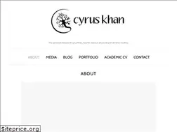Sites similar to cyruskhan.com