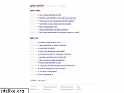 Sites similar to cyrusstoller.com