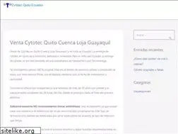 Sites similar to cytotec.ec