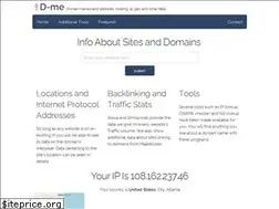 Sites similar to d-me.info