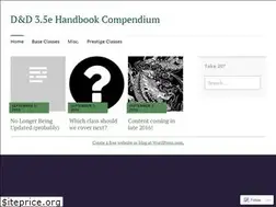 Sites similar to d20handbooks.wordpress.com