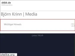 Sites similar to d4bk.de