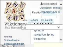 Sites similar to da.wiktionary.org