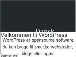 Sites similar to da.wordpress.org