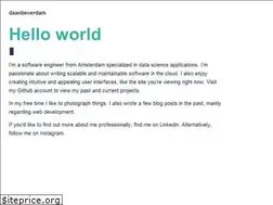 Sites similar to daanbeverdam.com