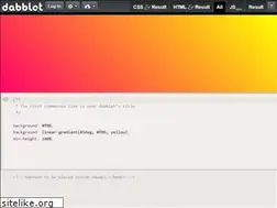 Sites similar to dabblet.com
