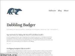 Sites similar to dabblingbadger.com