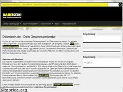 Sites similar to dabeisein.de