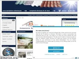 Sites similar to dachplatten-onlineshop.de