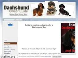 Sites similar to dachshund-owner-guide.com