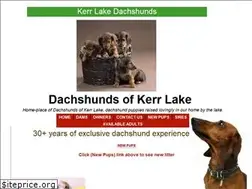Sites similar to dachshundsofkerrlake.com