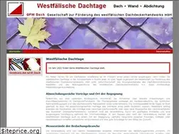 Sites similar to dachtage-westfalen.de