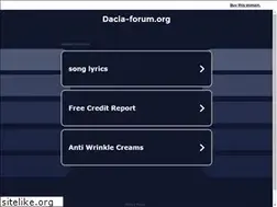 Sites similar to dacia-forum.org