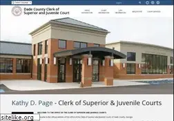 Sites similar to dadegaclerkofcourt.com