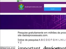 Sites similar to dadosprocessuais.com