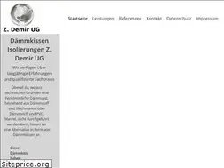 Sites similar to daemmkissen-demir.de