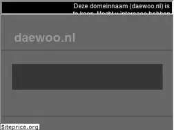 Sites similar to daewoo.nl