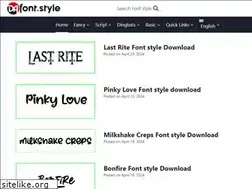 Sites similar to dafont.style