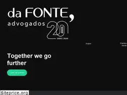 Sites similar to dafonteadv.com.br