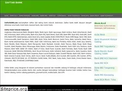 Sites similar to daftarbank.com
