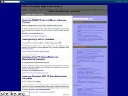 Sites similar to daftarlowongankerja.blogspot.com