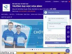Sites similar to daihochoabinh.edu.vn