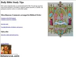 Sites similar to daily-bible-study-tips.com