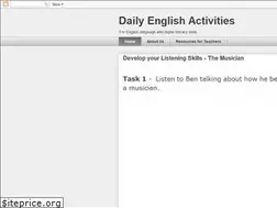 Sites similar to daily-english-activities.blogspot.com