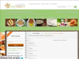 Sites similar to daily-menu.ru