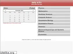 Sites similar to dailyarxiv.com