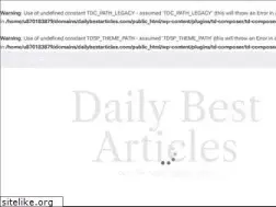 Sites similar to dailybestarticles.com