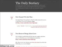 Sites similar to dailybestiary.tumblr.com
