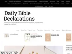 Sites similar to dailybibledeclarations.com