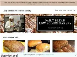 Sites similar to dailybreadlowsodium.com