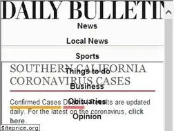 Sites similar to dailybulletin.com