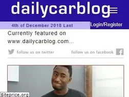 Sites similar to dailycarblog.com