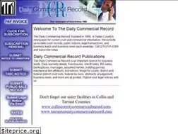 Sites similar to dailycommercialrecord.com