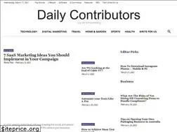 Sites similar to dailycontributors.com